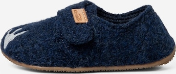 Living Kitzbühel Slippers 'T-Rex' in Blue: front