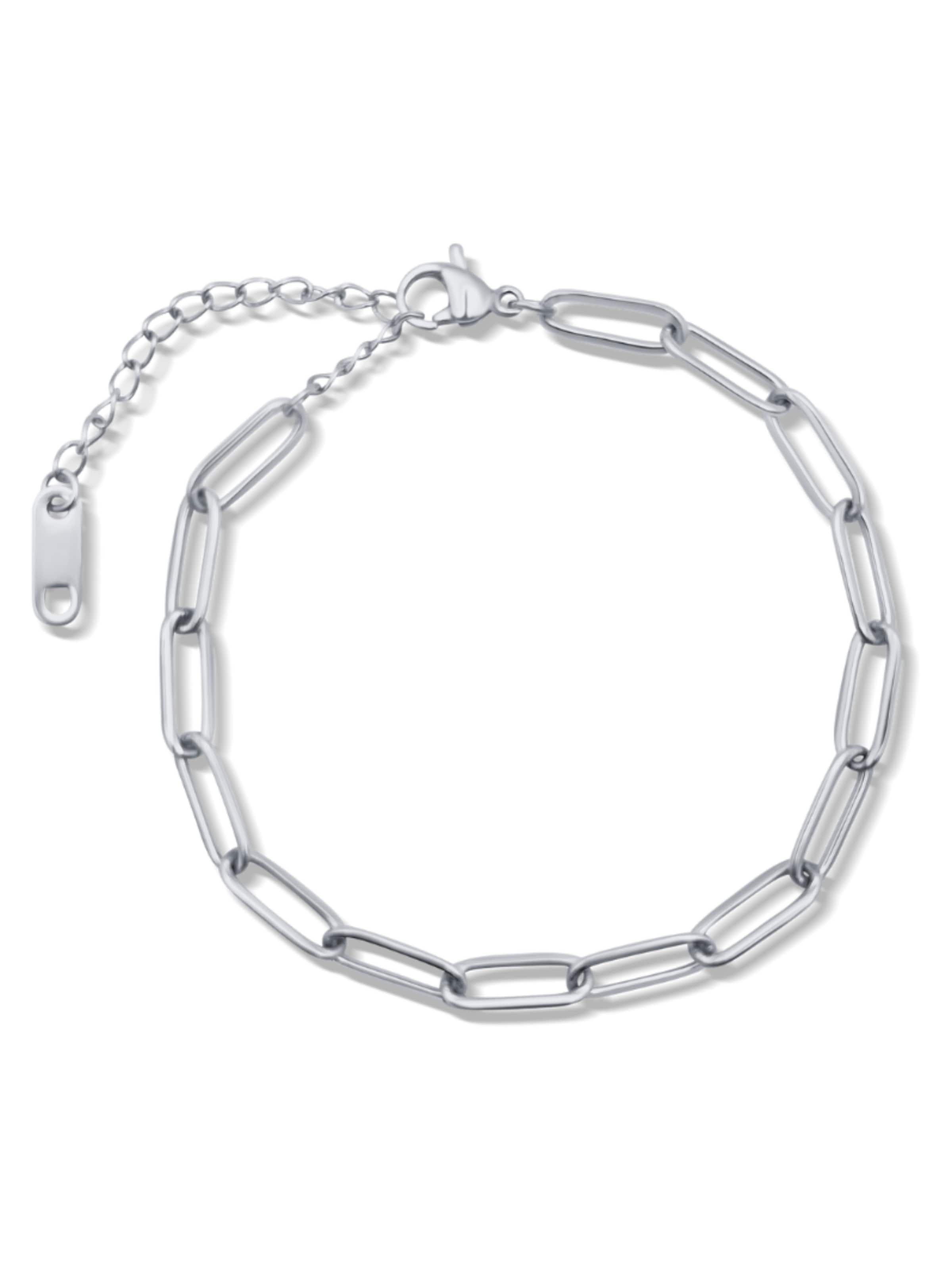 Braccialetto 'Wide Buckle' di Pure Schmuck in argento: frontale