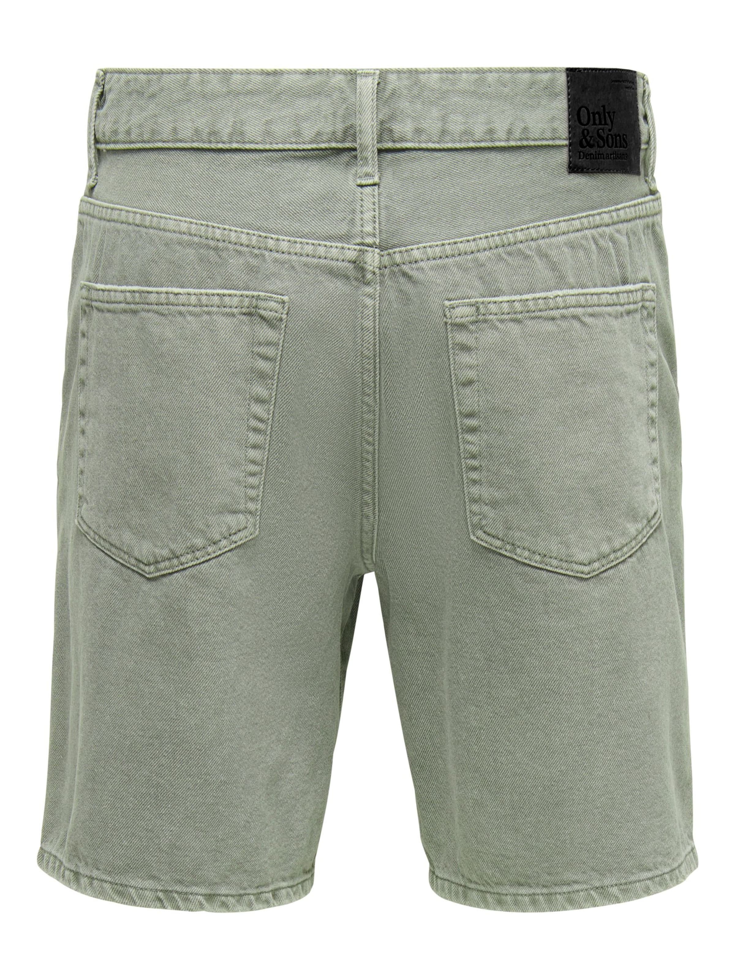 Only & Sons - regular Vaquero 'ONSEdge' en verde