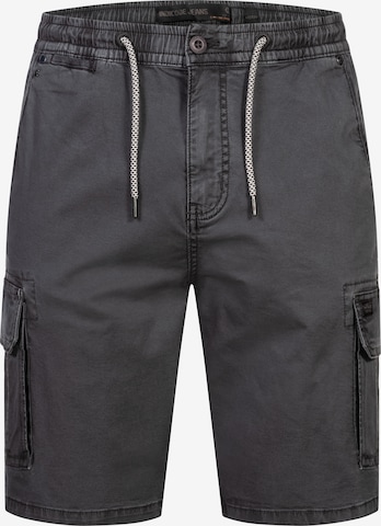 INDICODE JEANS Cargobroek 'INKews' in Grijs: voorkant