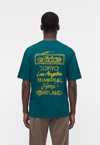ADIDAS ORIGINALS Shirt 'POWDER TONGUE' in Green: front