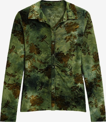 Desigual Blouse in Groen: voorkant