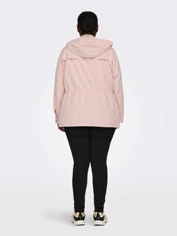 ONLY Carmakoma Between-Seasons Parka 'Starline Spring' in Pink