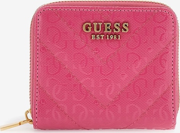 GUESS Wallet 'Jania' in Pink: front