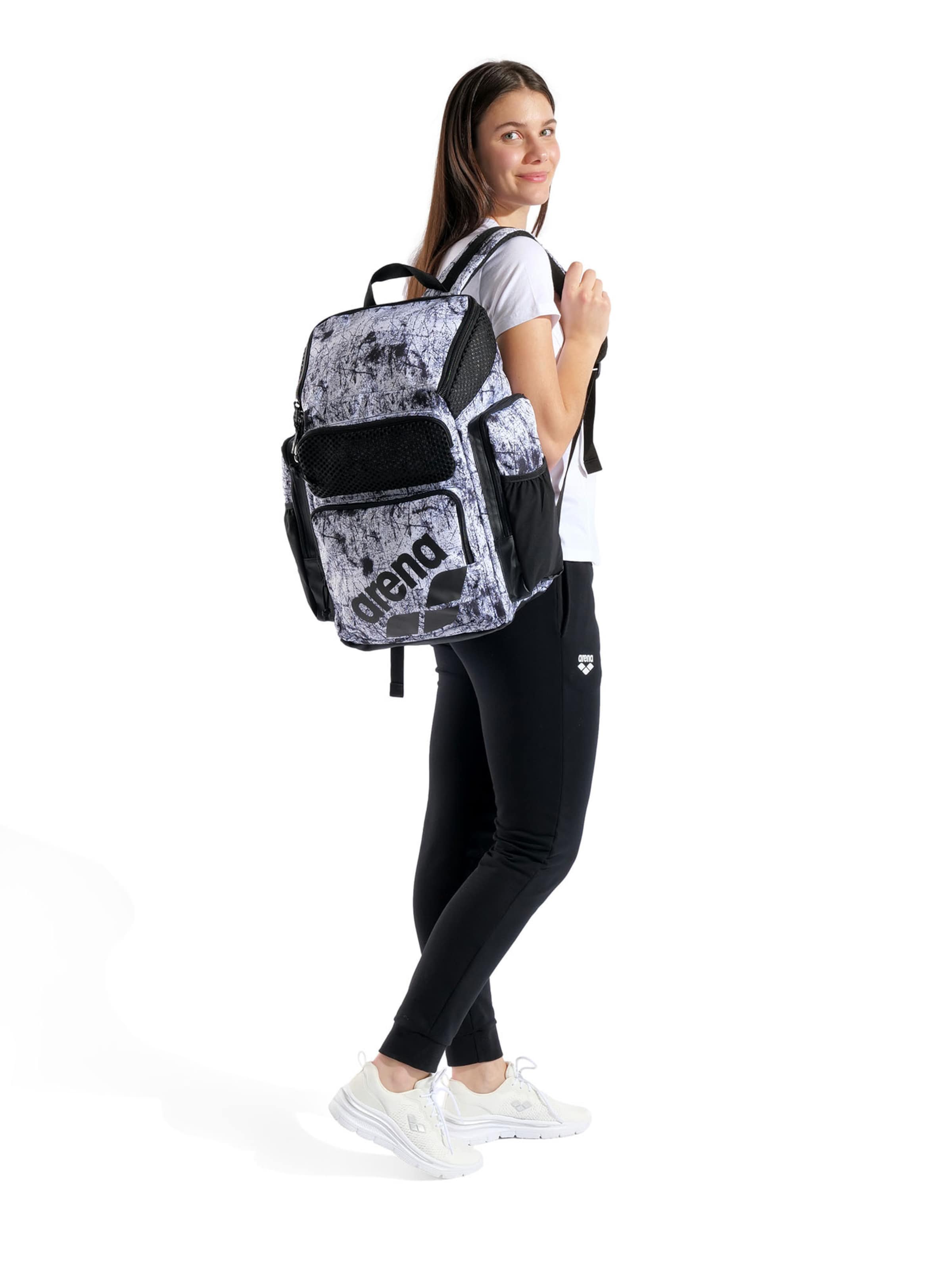 Sac à dos de sport 'ONE GO BACKPACK 45L AO' ARENA en blanc