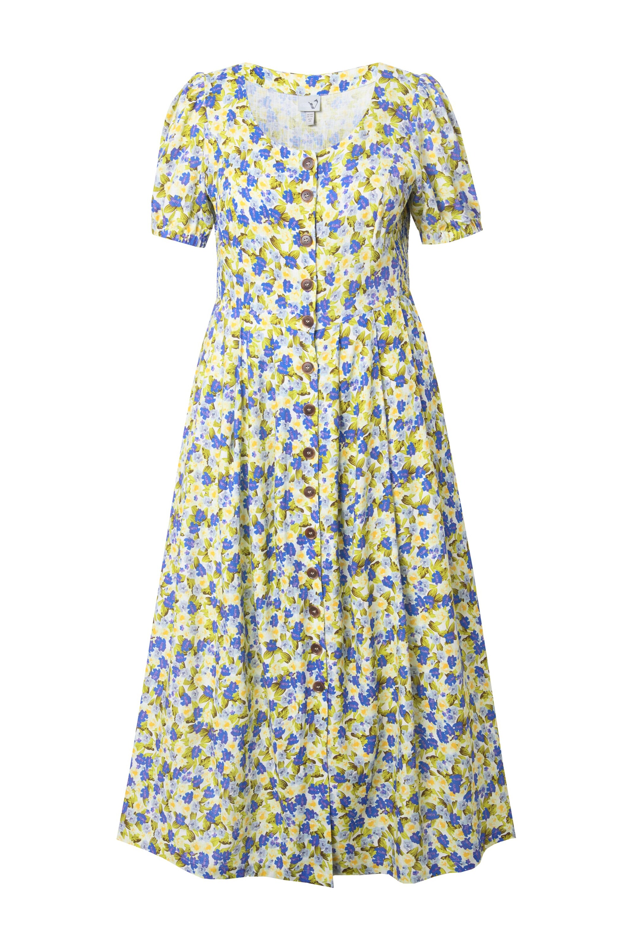 Ulla Popken Blousejurk in Gemengde kleuren: voorkant