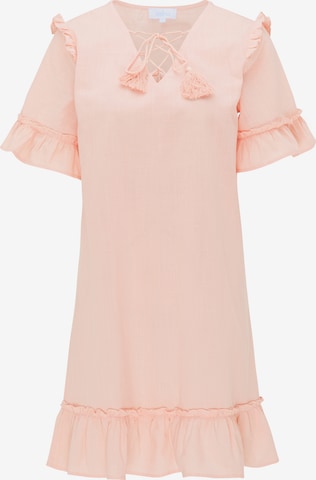 Robe d’été usha BLUE LABEL en rose : devant