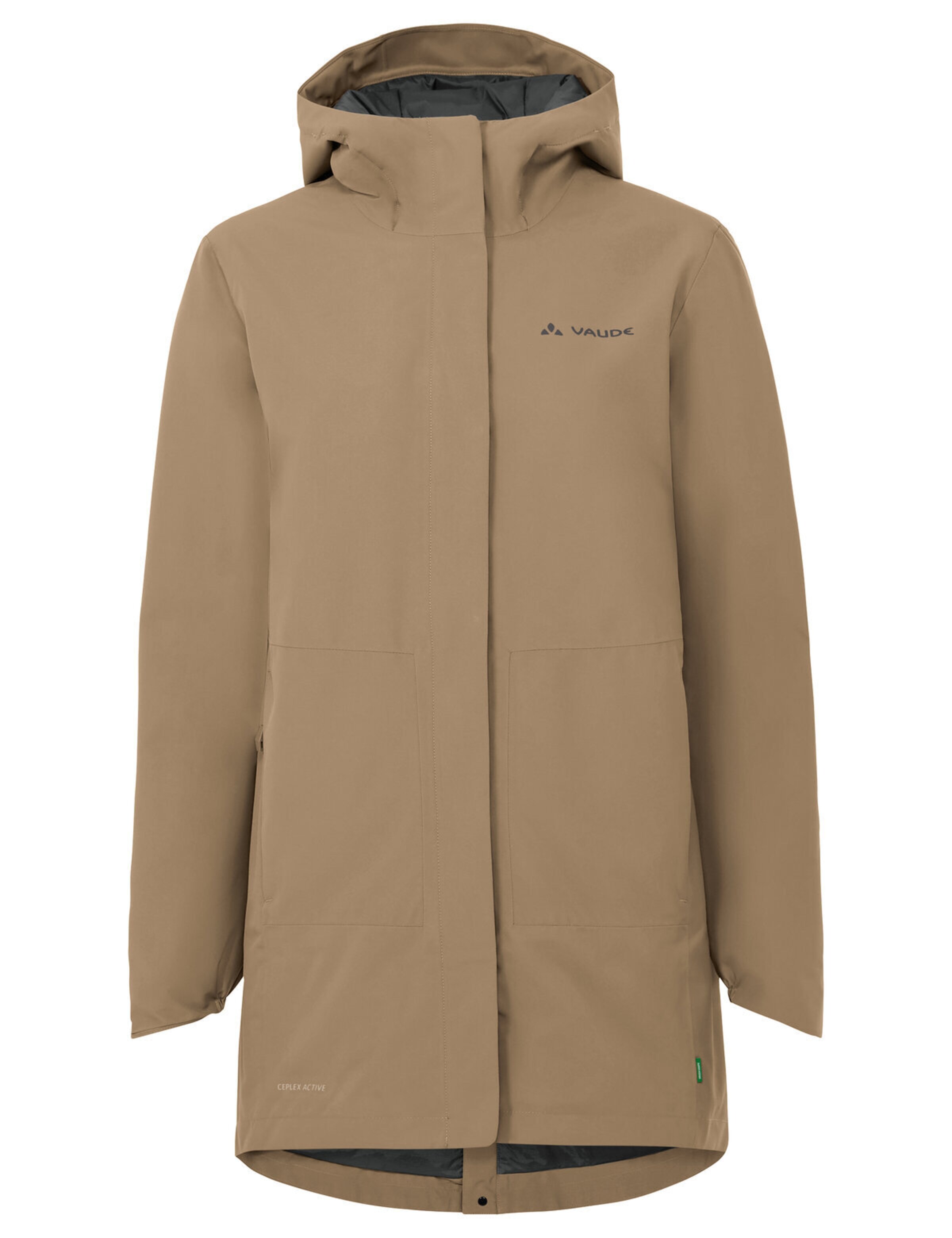 VAUDE Outdoorjacke 'Cyclist II' in Beige: Vorderseite