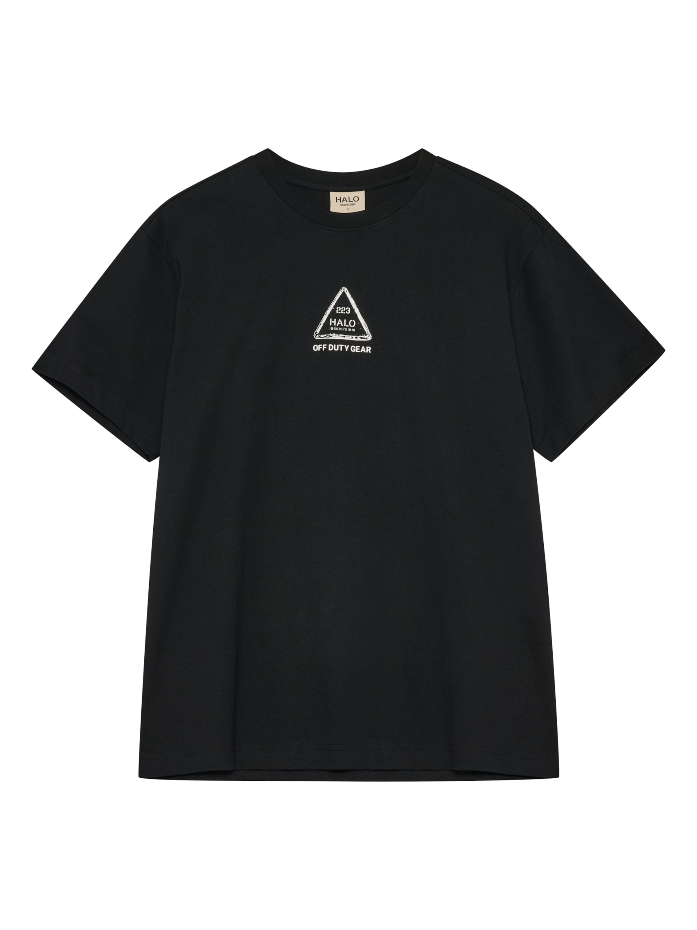 HALO Shirt in de kleur Donkergeel / Zwart / Wit, Productweergave