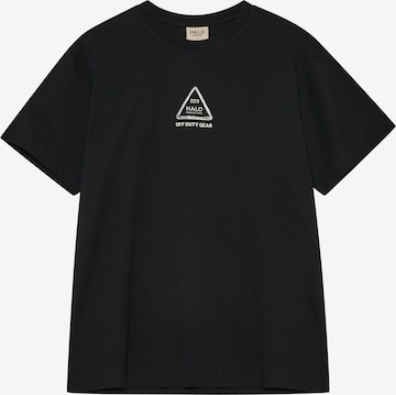 HALO T-Shirt in Schwarz: Vorderseite