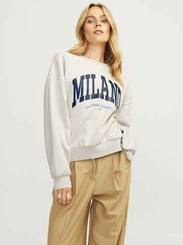 JJXX Sweatshirt 'JXMERLE' i beige: framsida