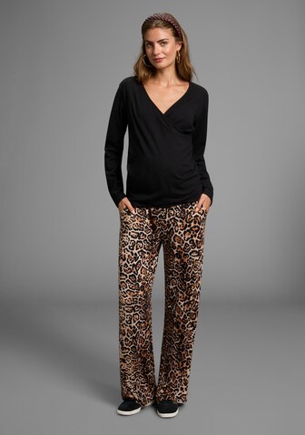 Neun Monate Regular Pants in Brown