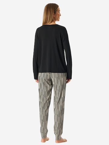 Pyjama 'Modern Nightwear' SCHIESSER en noir