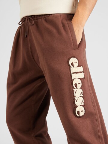 ELLESSE Tapered Pants 'Garsi' in Brown