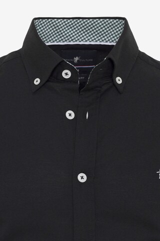 DENIM CULTURE - Ajuste regular Camisa ' KENT ' en negro