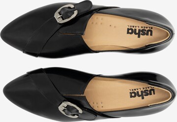 usha BLACK LABEL - Sapato Slip-on em preto