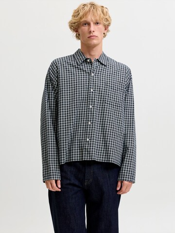 Chemise 'JORAUSTIN' JACK & JONES en bleu : devant