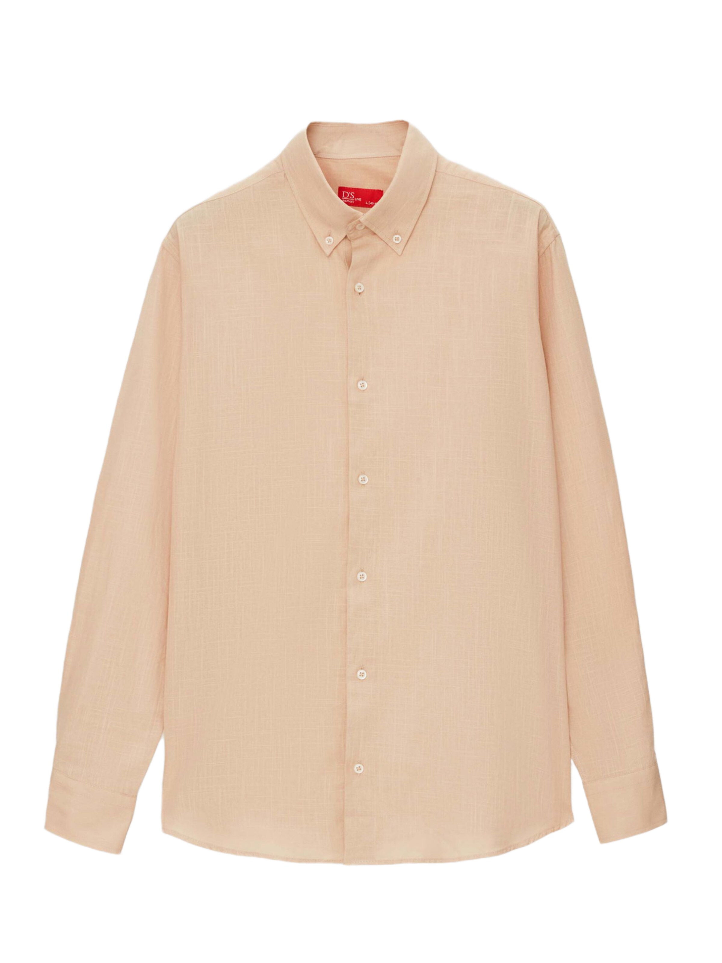 D’S Damat Regular fit Overhemd in Oranje: voorkant