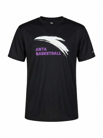 ANTA Shirt 'ANTA Campus T-Shirt' in Black: front