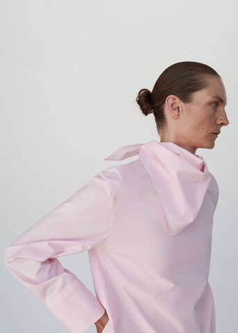 MANGO Bluse 'Lombda' in Pink