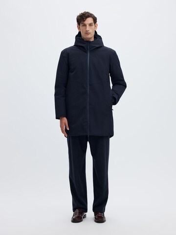Veste fonctionnelle 'SLMFranklin' SELECTED en bleu : devant
