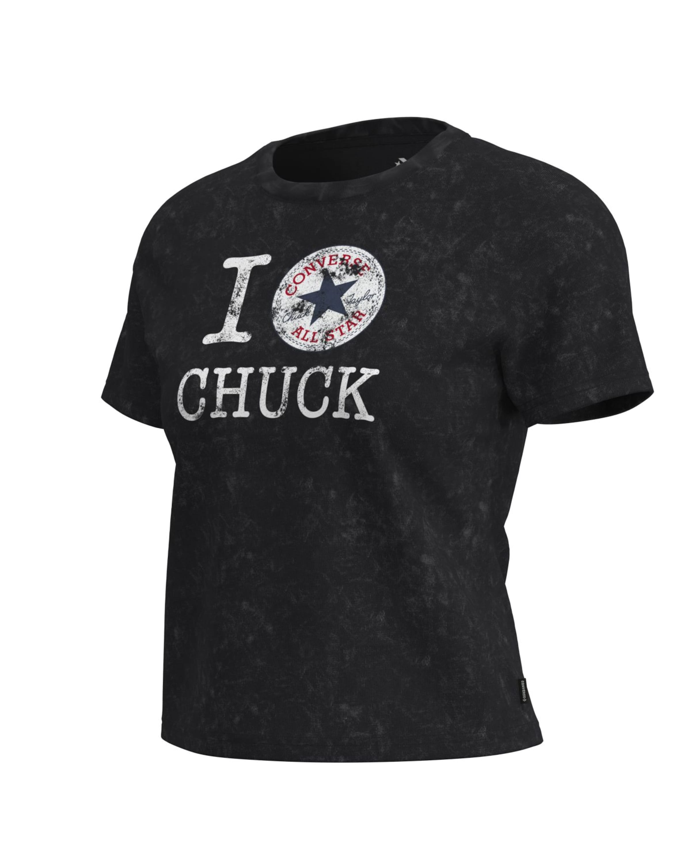 CONVERSEMajica 'I LOVE CHUCK' - crna boja