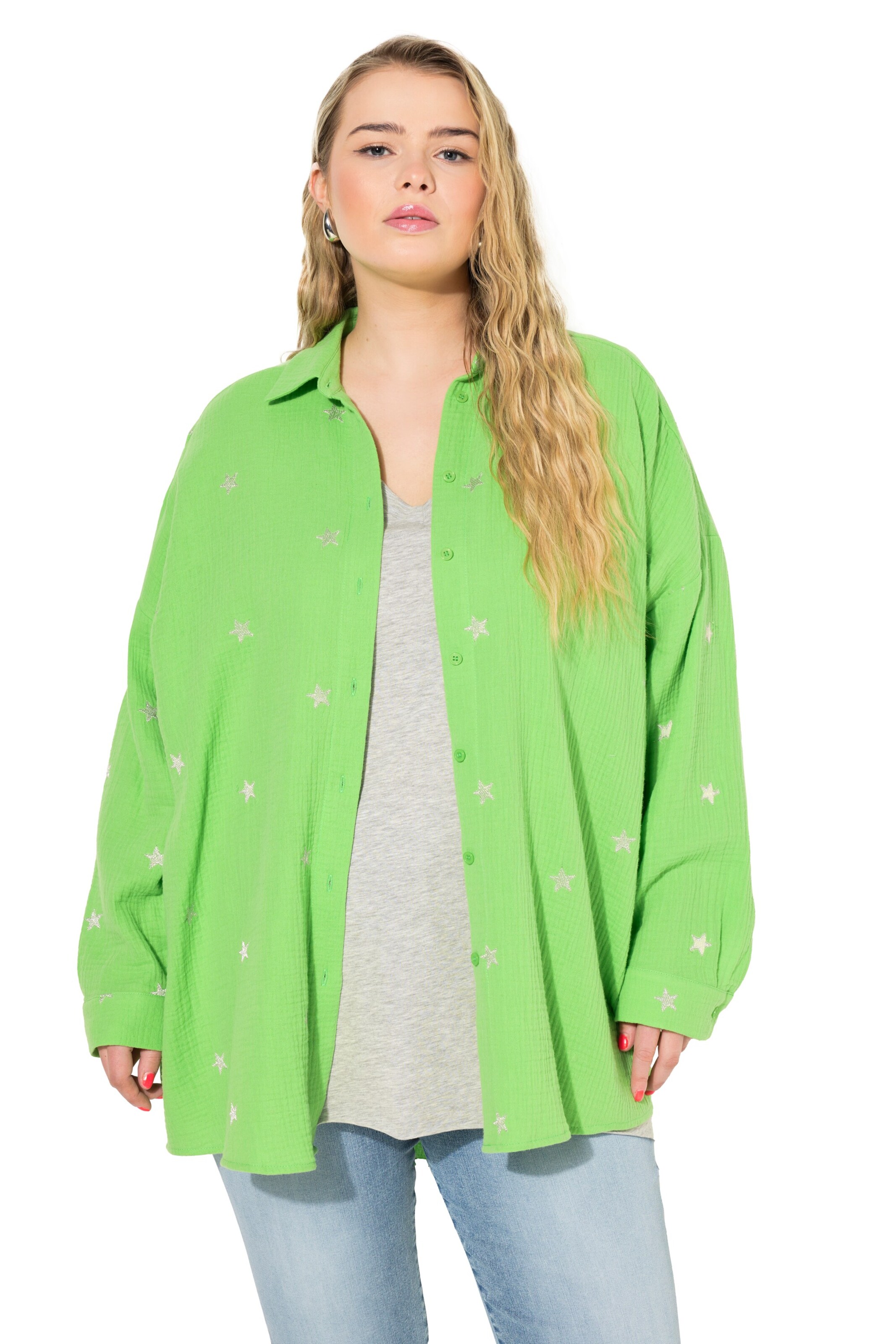 Studio Untold Bluse in Grün: Vorderseite