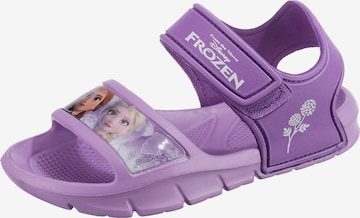 Disney Die Eiskönigin Sandals in Purple: front