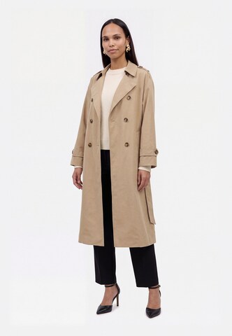 smėlio Vero Moda Petite Demisezoninis paltas 'VMCHLOE': priekis