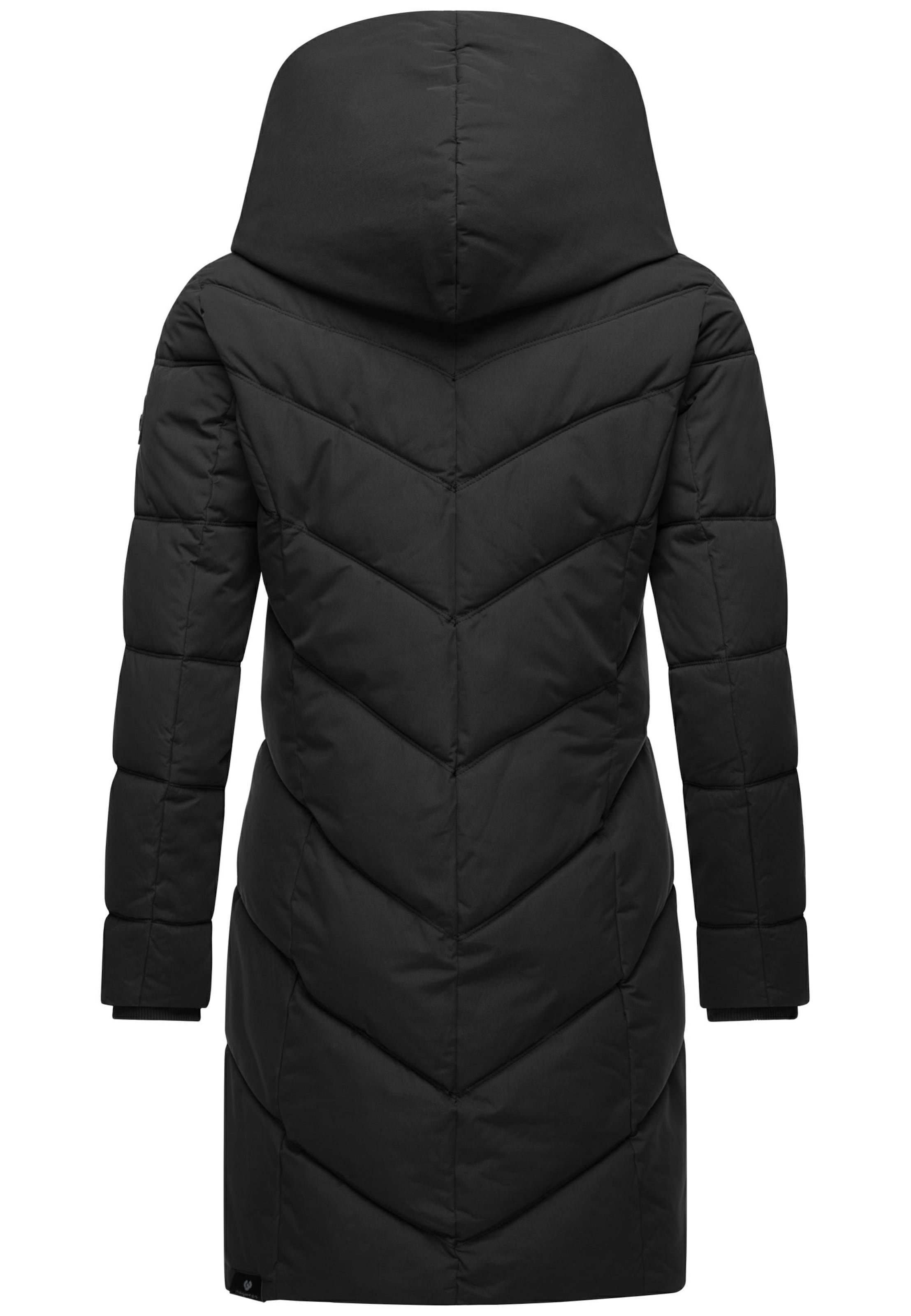 Ragwear Zimní kabát 'Natalka' – černá