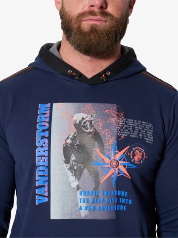 Jan Vanderstorm Sweatshirt 'Finngard' in Blue
