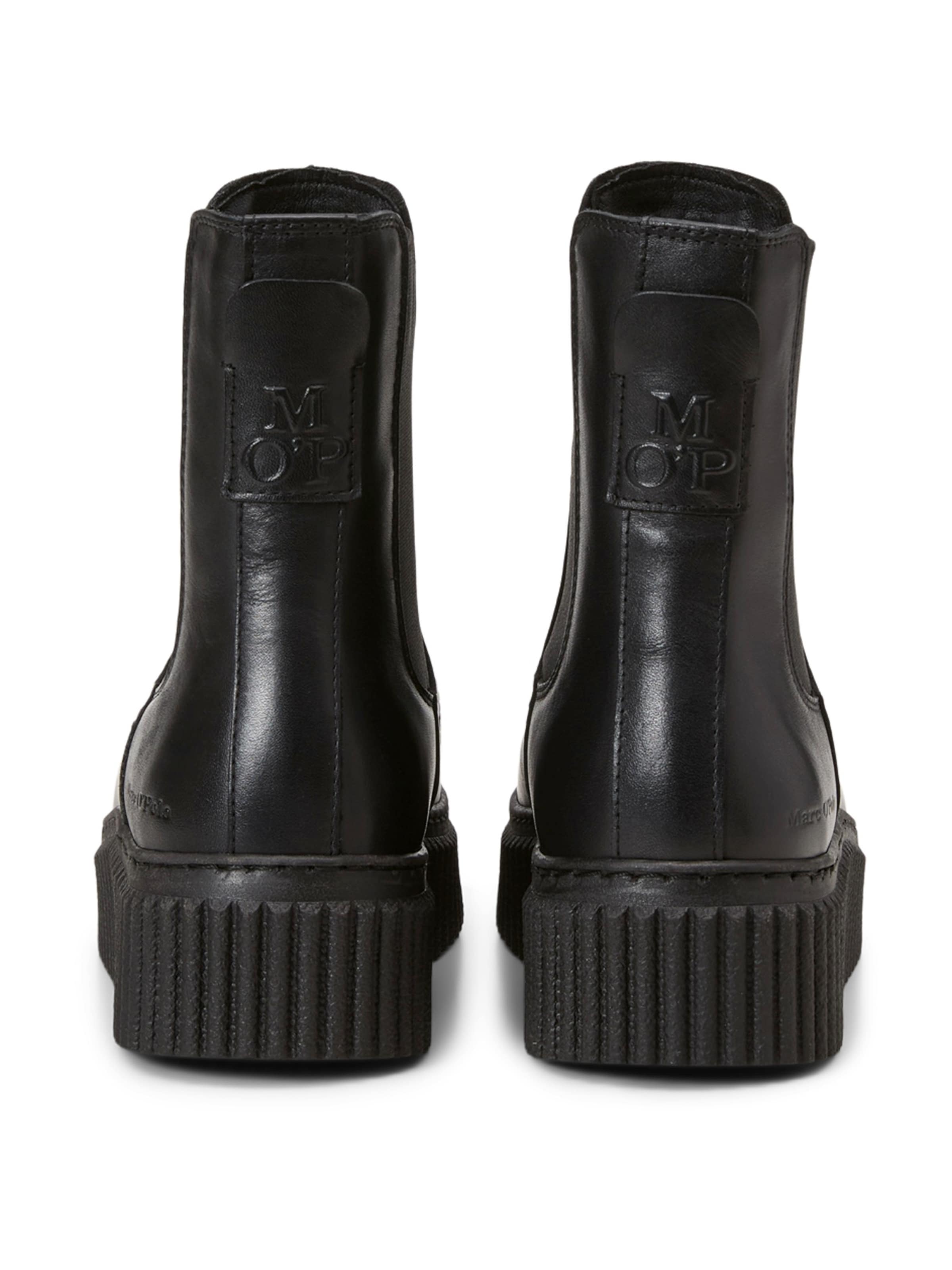 Marc O'Polo Chelsea boots in Zwart