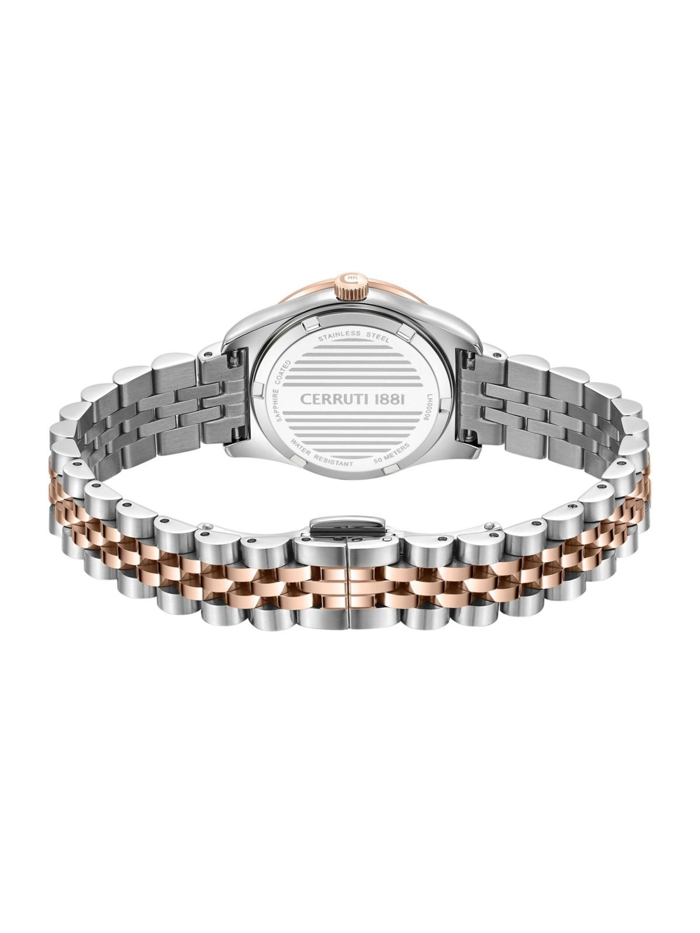 CERRUTI 1881 Analoguhr 'Date watch Cerruti Watch Baccio'‌‌‌‌‌ in Silber