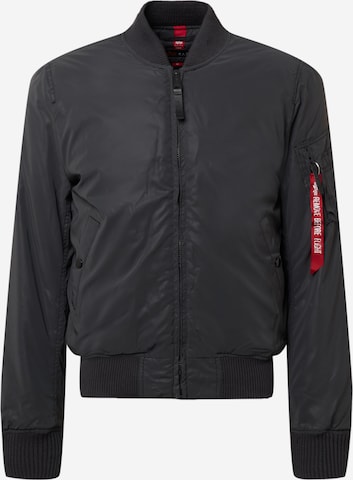 Veste mi-saison ALPHA INDUSTRIES en noir : devant