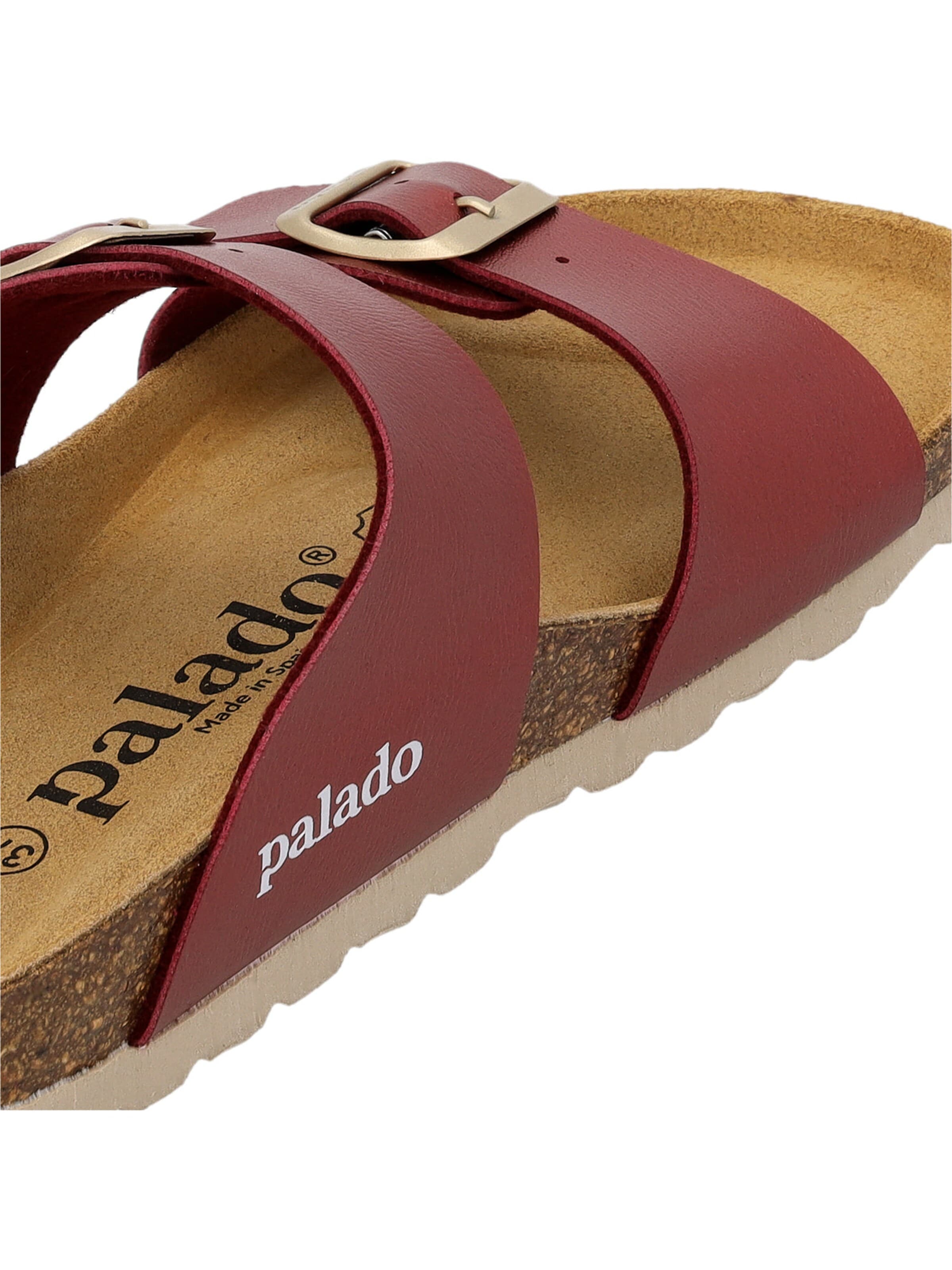 Palado - Zapatos abiertos 'Palado Samos Metallic' en rojo