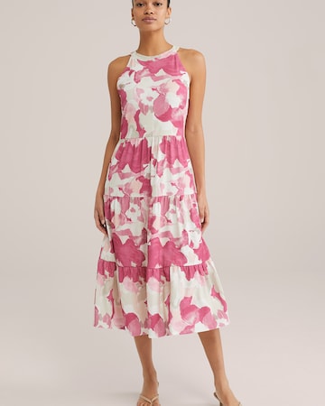 WE Fashion Dress in Pink: front