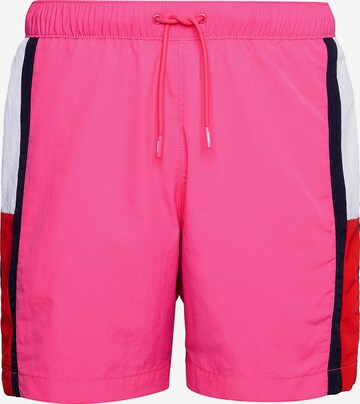 TOMMY HILFIGER Board Shorts in Pink: front