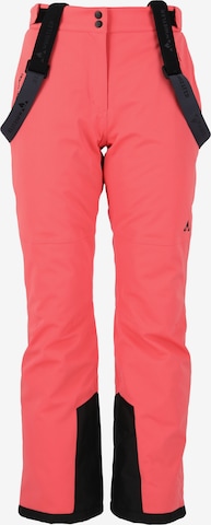 Whistler Regular Workout Pants 'YARRA' in Pink: front