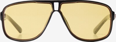 Bershka Sonnenbrille in gelb / schwarz, Produktansicht