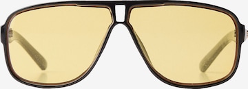 Bershka Slnečné okuliare - Žltá: predná strana