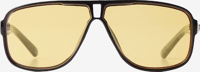Bershka Sonnenbrille in gelb / schwarz, Produktansicht