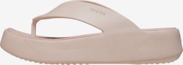 Crocs Sandały 'Getaway Platform Flip – Sandalen zum Hineinschlüpfen' w kolorze różowy: przód