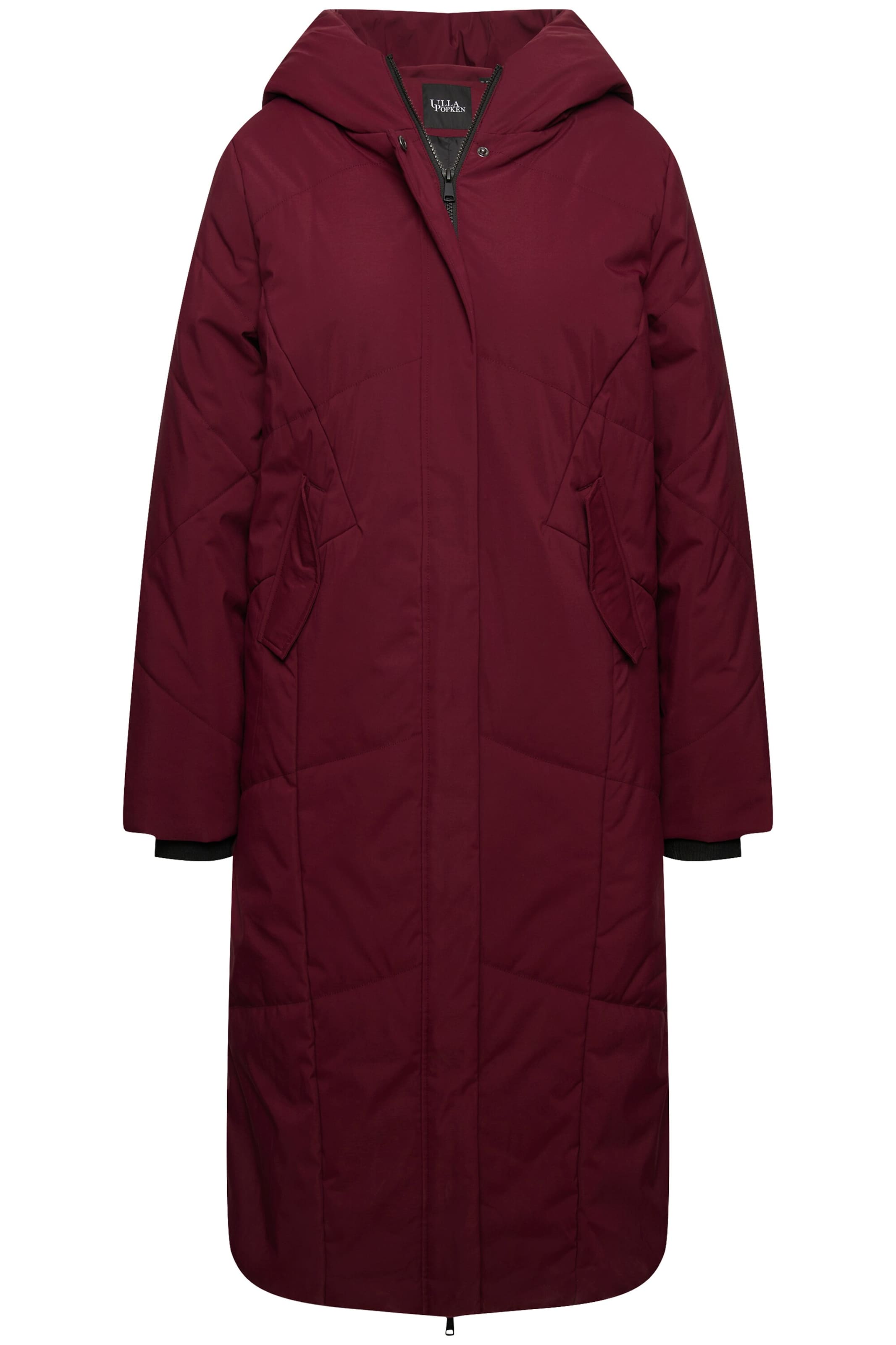 Ulla Popken Wintermantel in Lila: Vorderseite