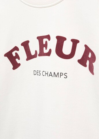 Sweat-shirt 'Dublini' MANGO KIDS en blanc