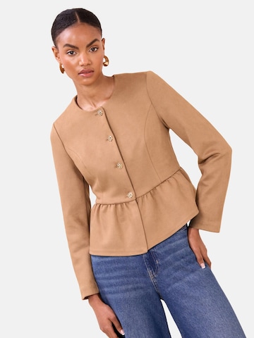 Lipsy Tussenjas in Beige: voorkant