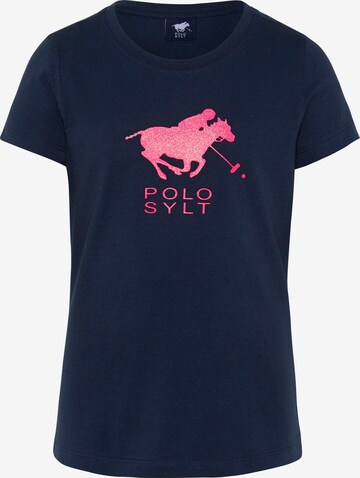 Polo Sylt Shirt in Blue: front