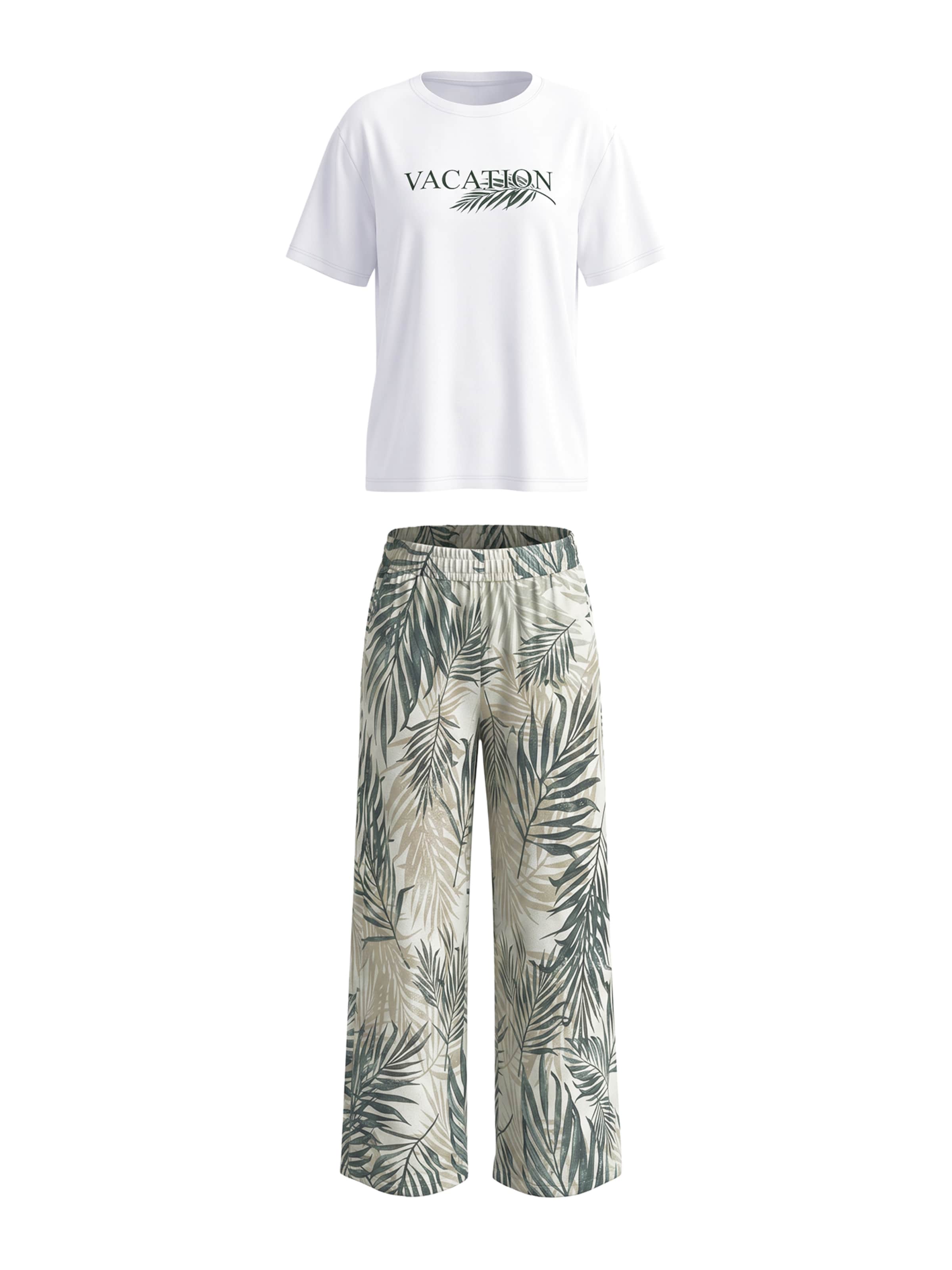 Imily Bela - Traje para estar en casa en verde: frente