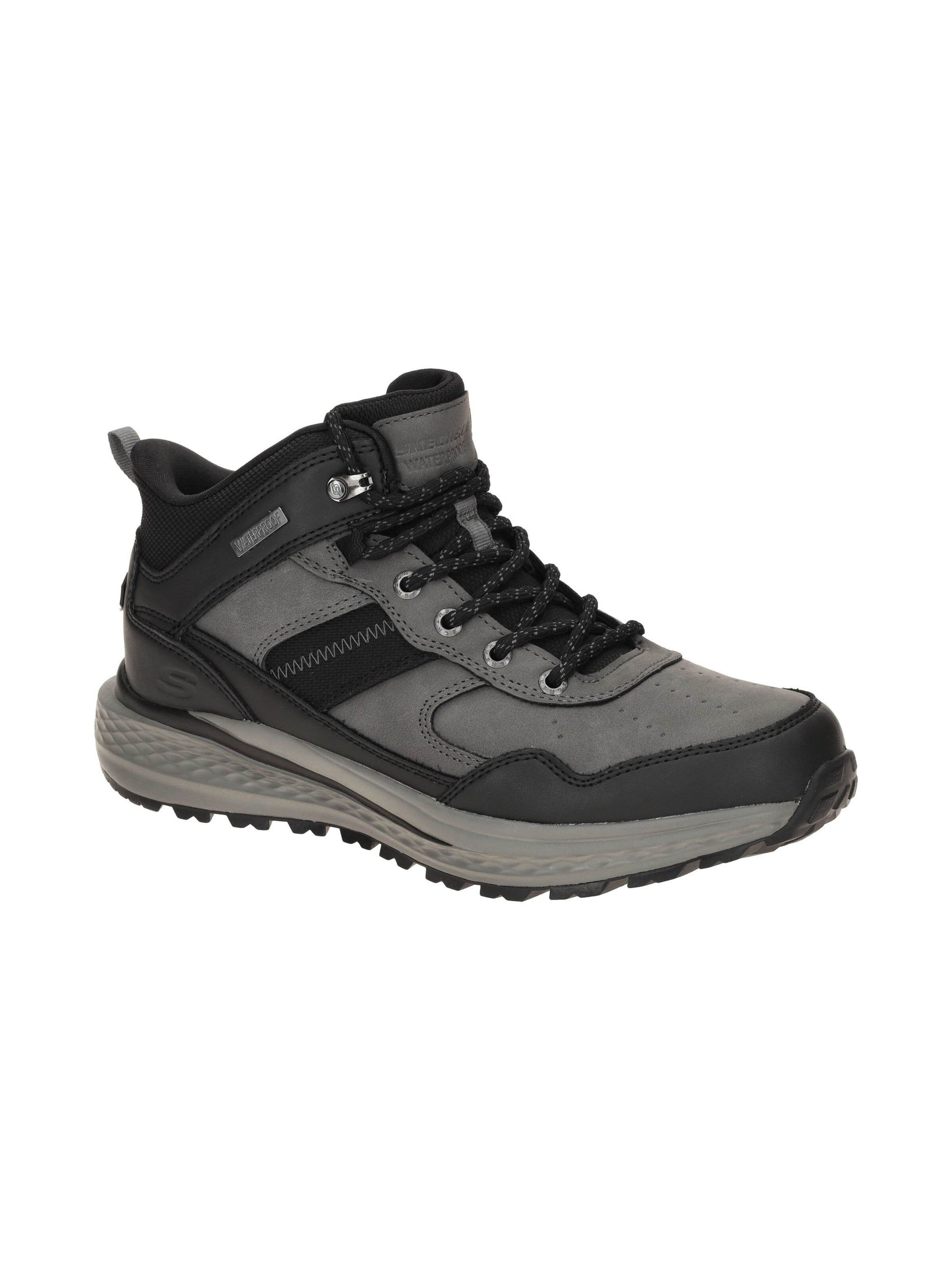 SKECHERS Boots 'Skechers Slade Ultra Schuhe Mid Sneaker schwarz wasserdicht SLIP-INS'‌‌ in Grau: Vorderseite