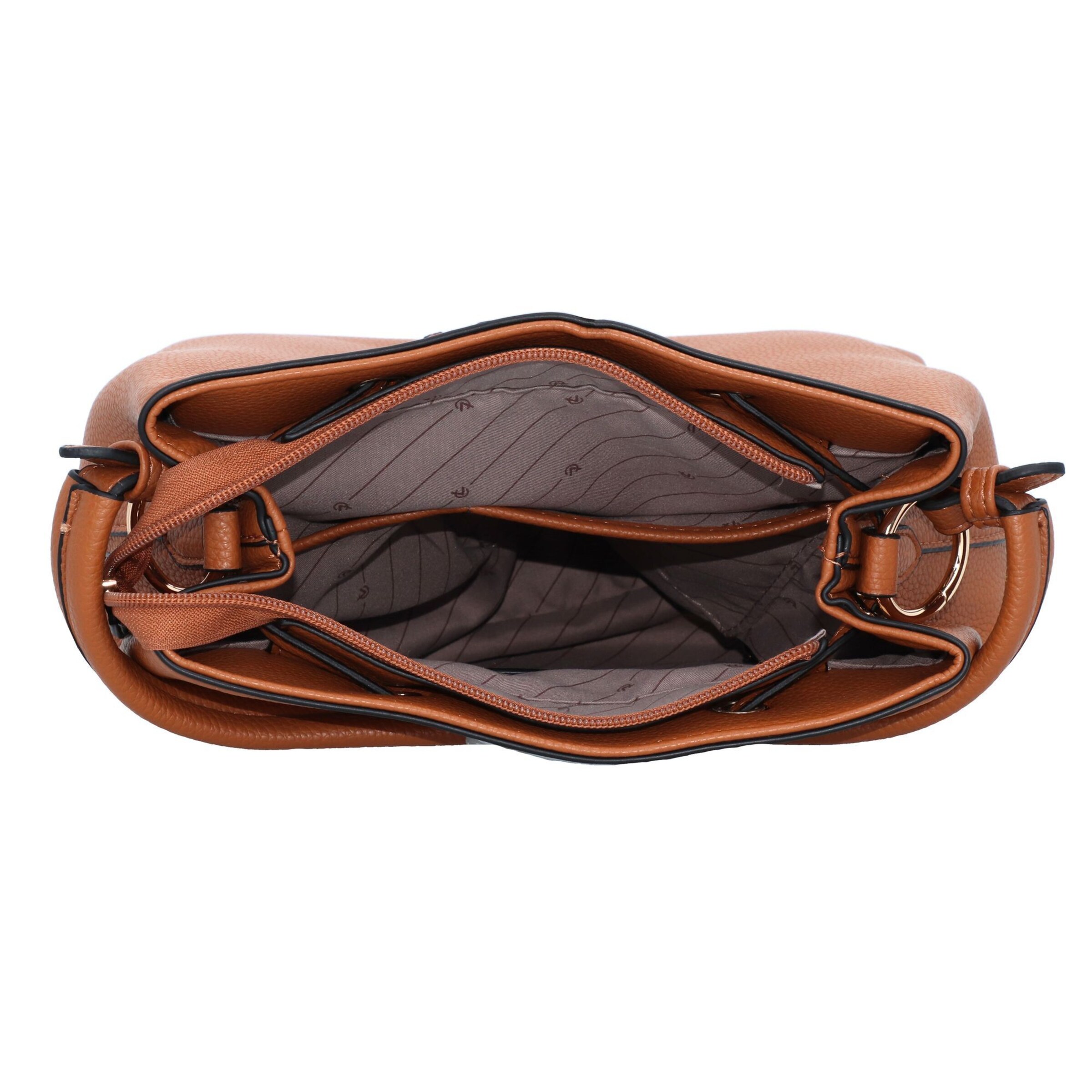 L.CREDI Pouch 'Ebony' in Brown