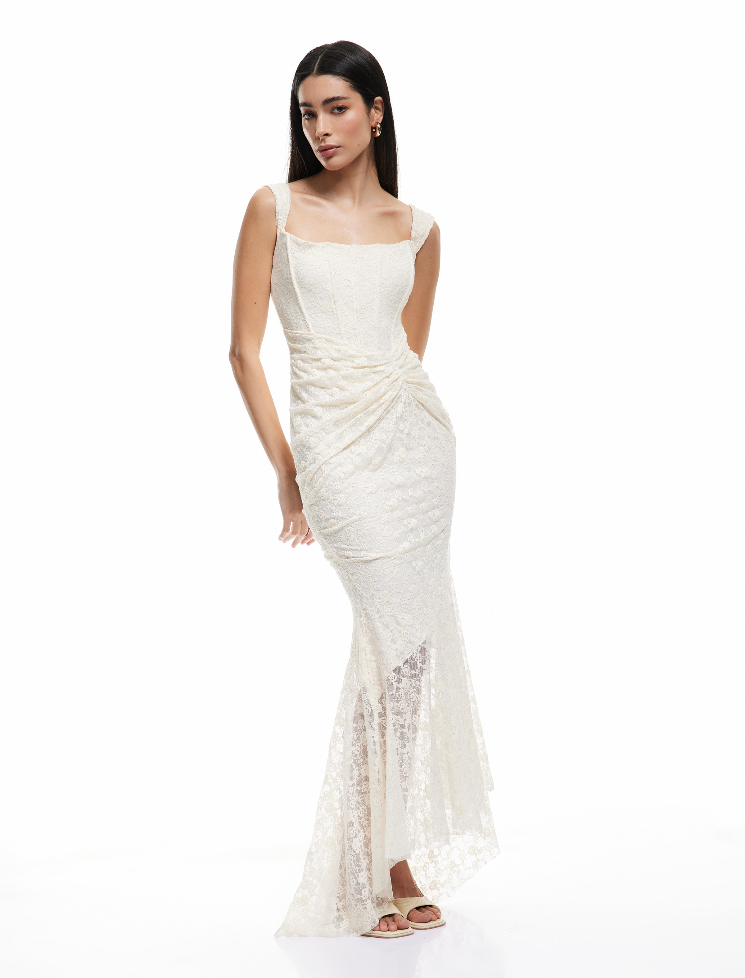 Koton Evening dress in Beige: front